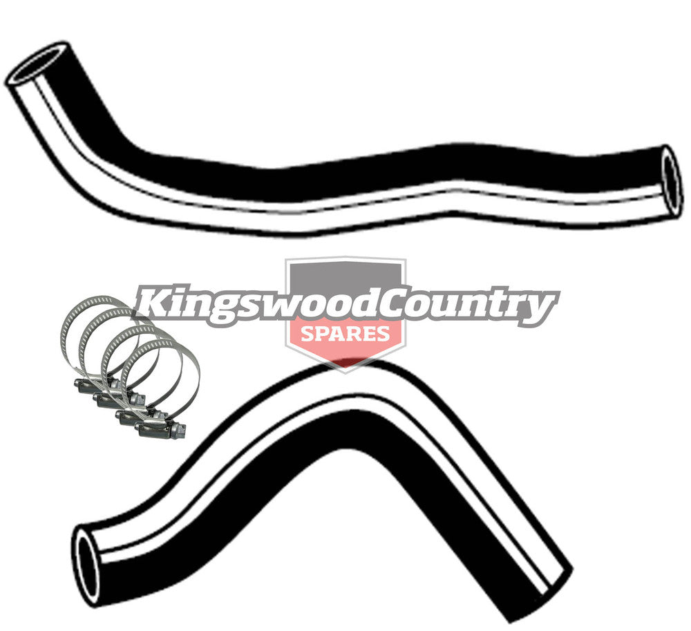 Holden Service Radiator Hose +Clamp Kit HT HG V8 253 308 -With Air Con - KH3