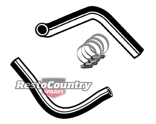 Holden Commodore Service Radiator Hose Upper +Lower +Clamps VB VC 3.3 202 W/ A/C - KH35