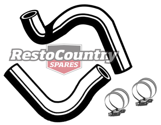 Ford Service UPPER + LOWER Radiator Hose + Clamp Kit XW Sedan Wagon 302 V8 - KH38