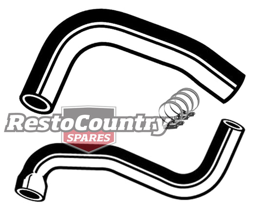 Ford Service UPPER + LOWER Radiator Hose + Clamp Kit 6Cyl XY 200 3.3 - KH41