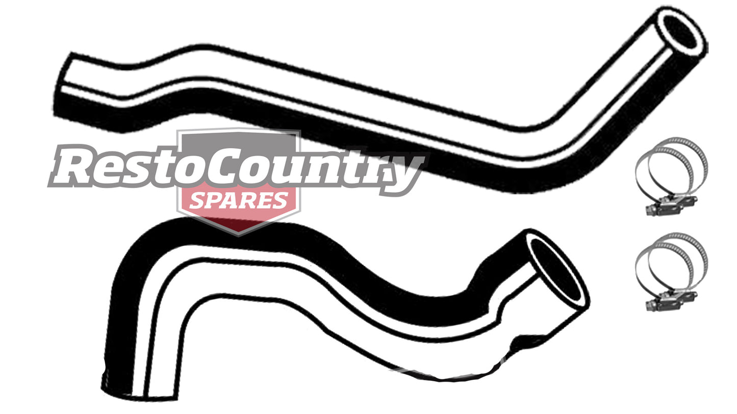 Ford Service UPPER +LOWER Radiator Hose+Clamp Kit 6Cyl XD XE XF WITH A/C 3.3 4.1 - KH52