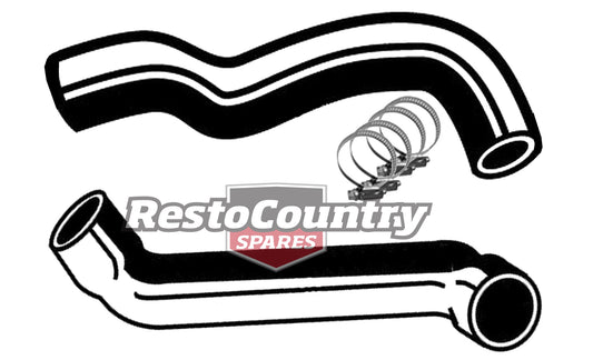 Ford Service UPPER +LOWER Radiator Hose +Clamp Kit XC 6Cyl 4.1 WITH A/C service - KH48