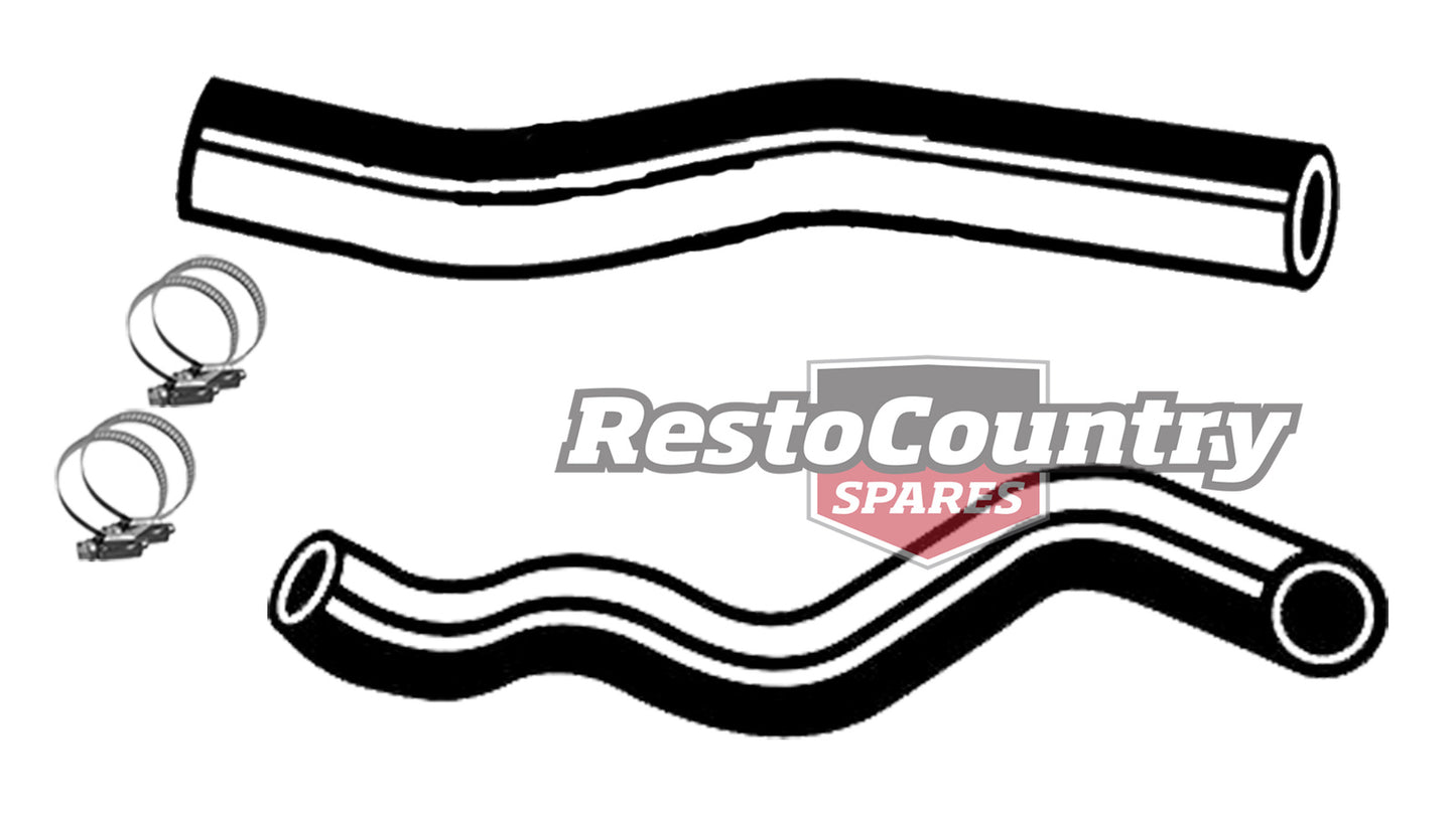 Ford Service UPPER + LOWER Radiator Hose + Clamp Kit XC ZH V8 302 WITH A/C - KH56