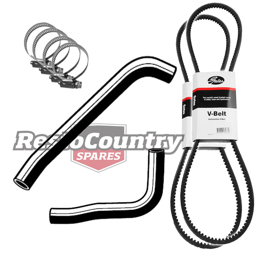 Holden Torana Service Radiator Hose +Clamp +Fan +A/C Belt LH LX V8 253 308 - KHB27