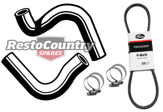 Ford Service Kit Alt Belt + Radiator Hose Up+Lower XW Sedan Wagon 302 V8 NON P/S - KHB48