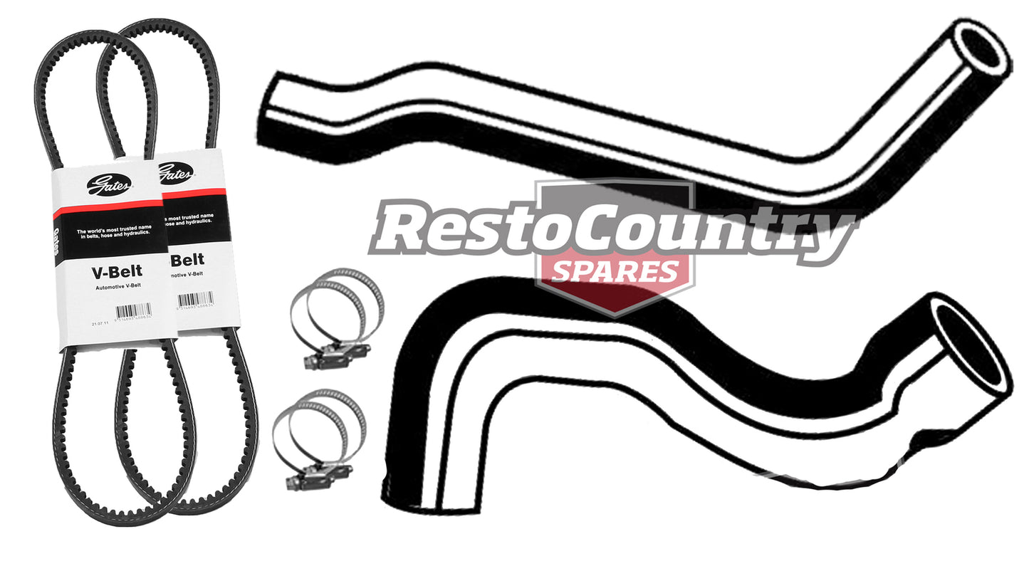 Ford Service Kit Fan+ P/S Belt+ Radiator Hose Kit 6Cyl XD XE ZJ WITH A/C 3.3 4.1 -KHB62-a - KHB62-a