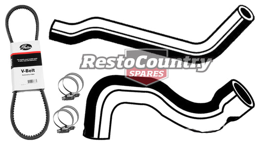 Ford Service Kit Fan Belt + Radiator Hose Kit 6Cyl XD XE ZJ WITH A/C 3.3 4.1 -KHB62 - KHB62