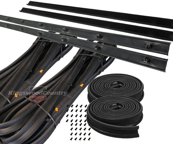 Holden Bailey Door Belt Weather Seal Strip STATESMAN REAR Kit HQ HJ HX HZ rubber - KHQRrSealKit_c