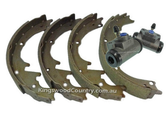 Rear Drum Brake Shoes & Wheel Cylinder Kit Holden HQ HJ HX HZ WB - KHQ_RrShoe-Cyl