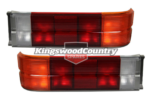 Holden VL SL Commodore Taillight PAIR Grey Left + Right Sedan executive turbo brake stop - KIVL8000NAx2