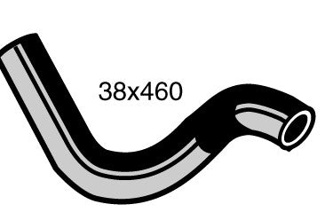 Ford UPPER Radiator Hose XW XY ZC ZD V8 302 Cleveland 4.9 With A/C - KM5080