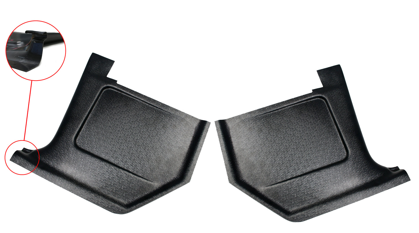 Ford Kick Panel Pair LEFT + RIGHT Black XW XY Falcon ZC ZD Fairlane trim floor - KP2001