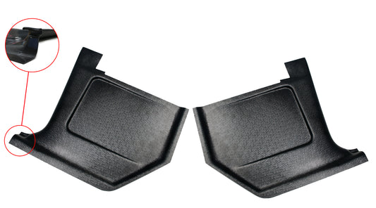 Ford Kick Panel Pair LEFT + RIGHT Black XW XY Falcon ZC ZD Fairlane trim floor - KP2001