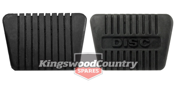 Holden Manual Brake + Clutch Pedal Pad DISC HQ HJ HX HZ WB rubber - KPP1161-1012