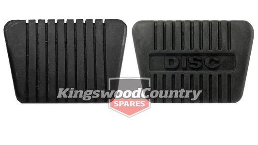 Holden Manual Brake + Clutch Pedal Pad DISC HQ HJ HX HZ WB rubber - KPP1161-1012