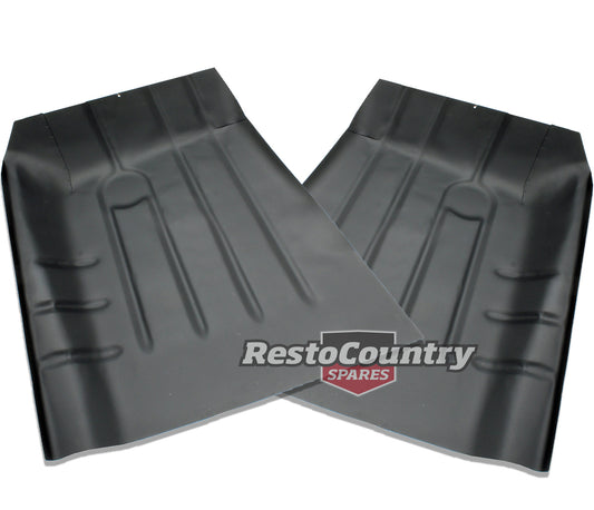 Holden Front Floor Pan Rust Repair Section PAIR HQ HJ HX HZ WB foot - KRP105-106