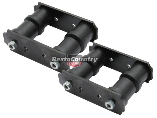 Ford Rear Leaf Spring Shackle Hanger + Bush Kit SEDAN XR XT XW XY XA ZA ZB ZC ZD - KSH2002x2