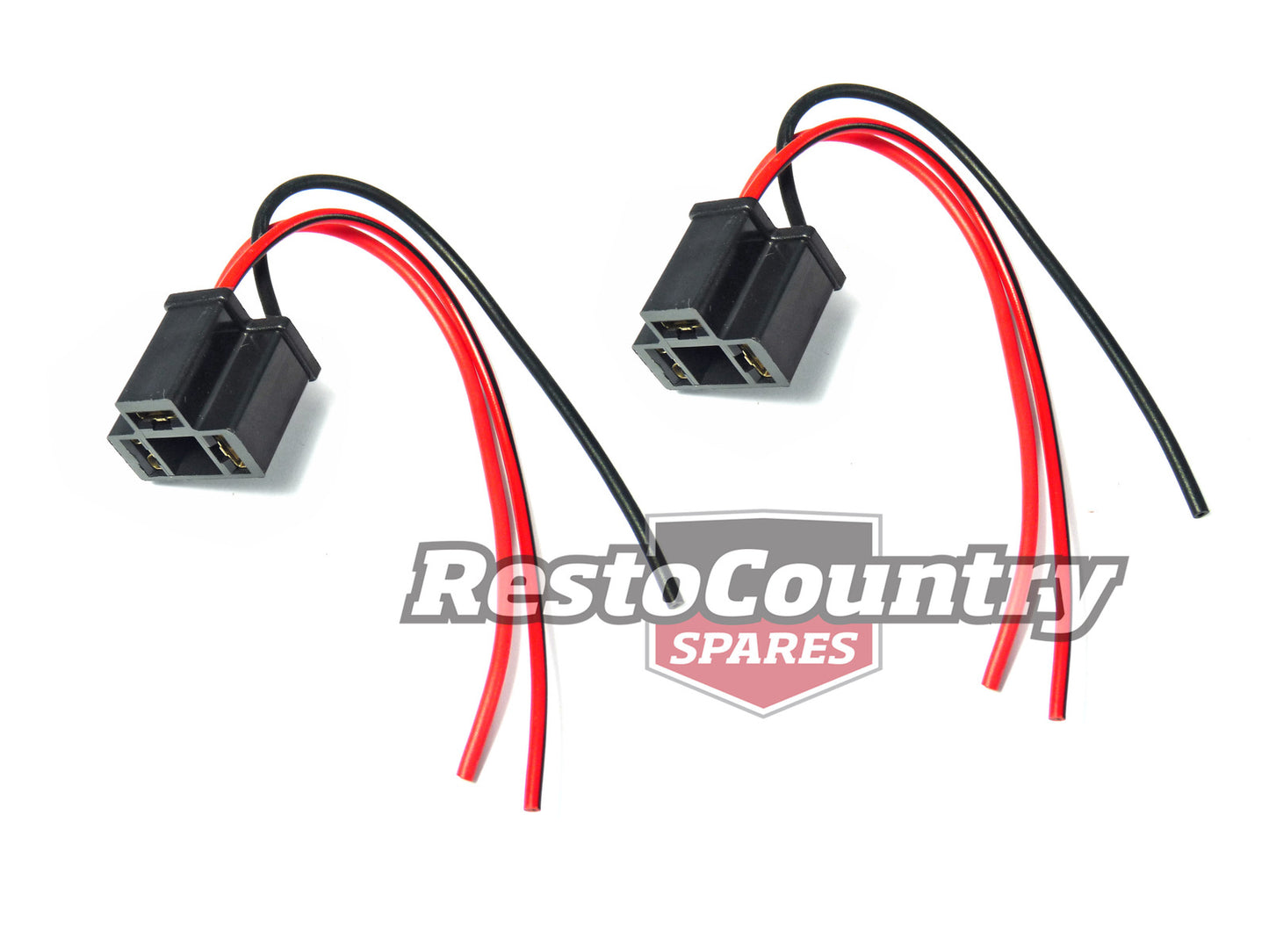 Holden Headlight Plug PAIR WB Statesman Ute Van NEW  wiring  loom head light - KTS286_x2