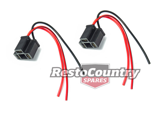 Holden Headlight Plug PAIR WB Statesman Ute Van NEW  wiring  loom head light - KTS286_x2