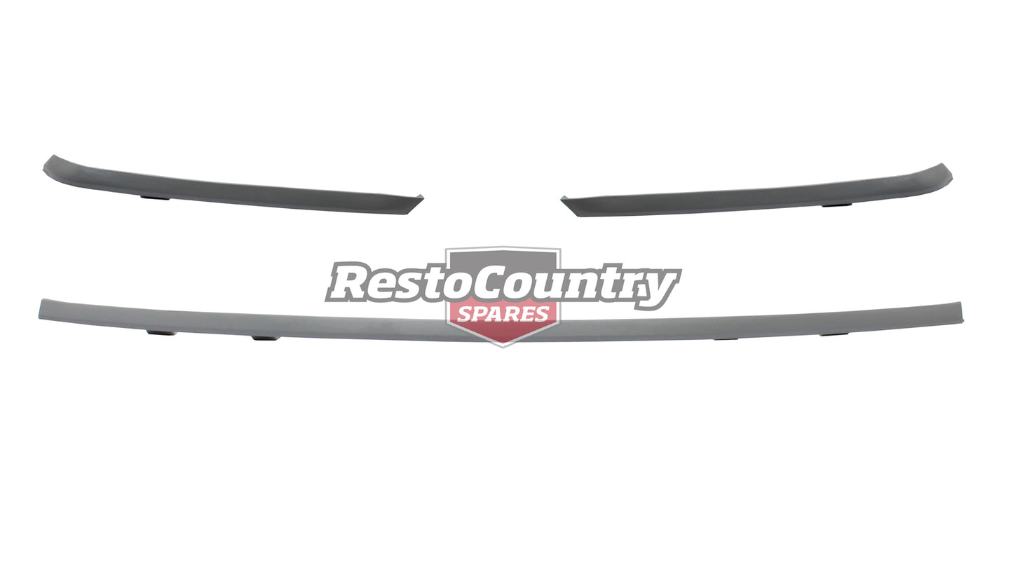 Holden Commodore VL Front Bumper Bar MOULDS 3x Piece NEW - KVL-FrtMOULDx3