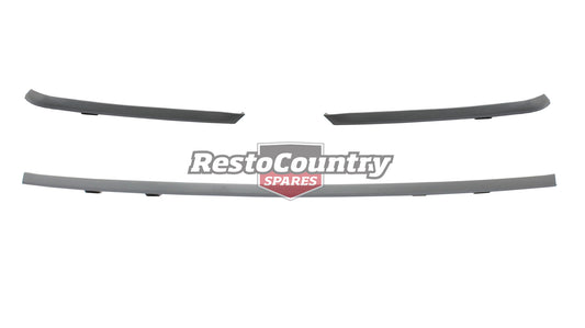 Holden Commodore VL Front Bumper Bar MOULDS 3x Piece NEW - KVL-FrtMOULDx3