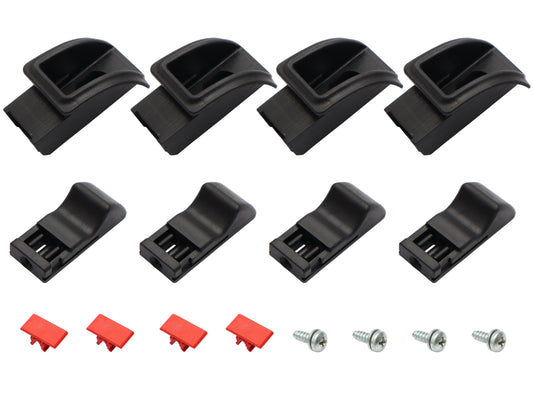 Door Lock Knob & Surround Set (4 Doors) Holden VN VP VQ VR VS Commodore - LBS4