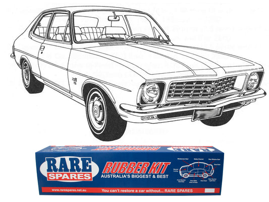 Body Rubber Kit Holden LC LJ Torana Coupe (Chamois) - LC1CH