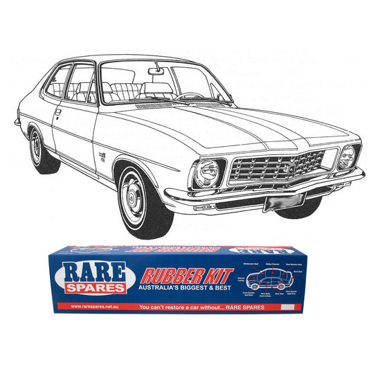Body Rubber Kit Holden LC LJ Torana Coupe (Black) - LC1P