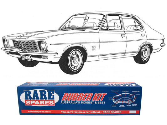 Body Rubber Kit Holden LC LJ Torana Sedan (Gazelle) - LC2C