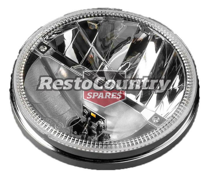 Holden Ford Standard Replacement STEDI 7" Homage LED Chrome 3000K Headlight x1 - LED-HOMAGE-3000CHR