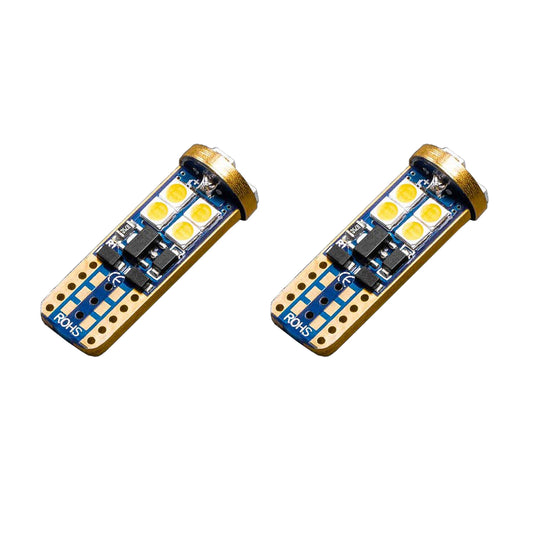 STEDI Parker or Interior T10 / T15 (W5W / W16W) Wedge LED Globes x2 -LEDCONV-T10-12SMD