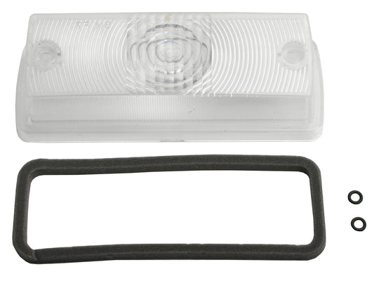 Holden Torana CLEAR Front LEFT Indicator Lens + Gasket LC LJ turn - LFT1023