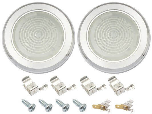 Holden Interior Pillar Light Lens +Base HK HT HG Monaro Coupe Brougham dome - Lii1007C