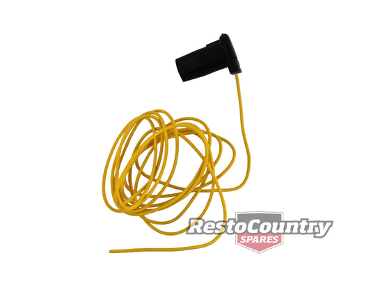 Holden LEFT REAR Indicator Socket Plug + Yellow Wire HQ Sedan. HJ HX Coupe - LOOM091