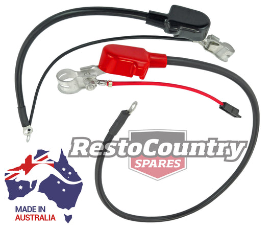 Holden Commodore Battery Cable + Clamp Set VB VC VH V8 253 308 UP TO 55 AMP ALT - LOOM1010
