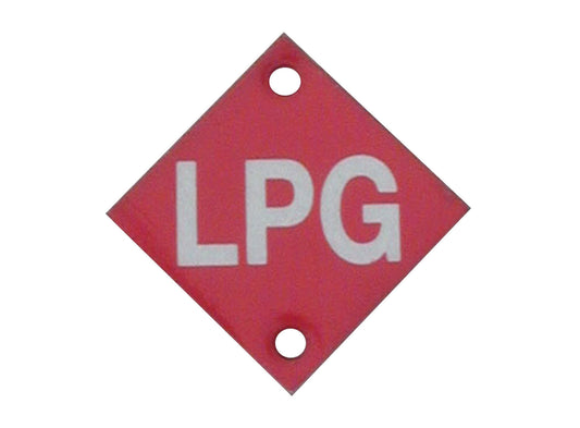 TFI LPG Number Plate Tags & Rivets - LPG