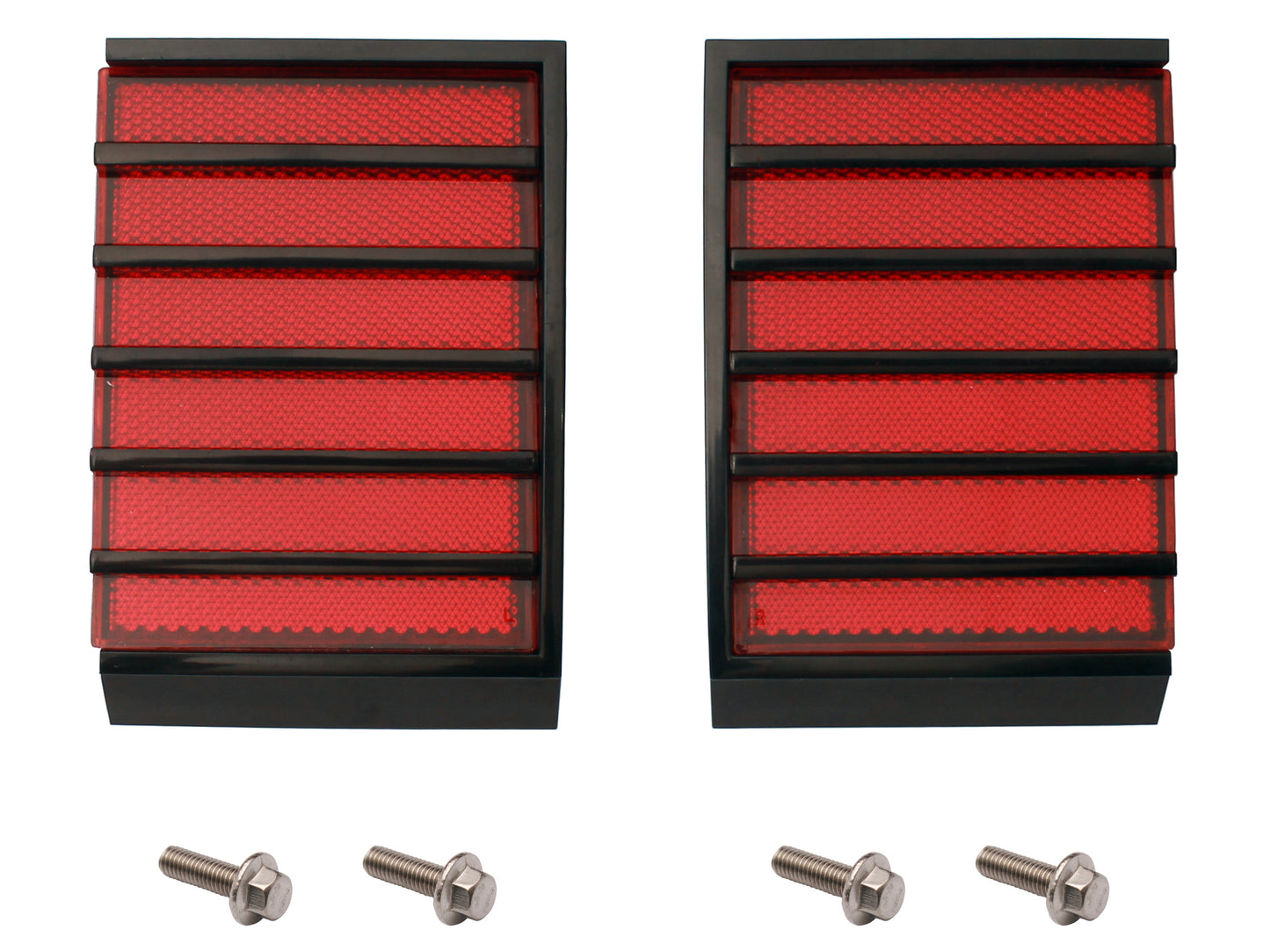 Holden VH Commodore Tail Light Extensions LEFT + RIGHT SL/E lens reflector light - LRS1083