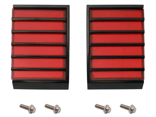 Holden VH Commodore Tail Light Extensions LEFT + RIGHT SL/E lens reflector light - LRS1083