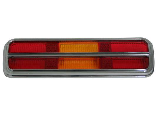 Ford Falcon Taillight + Indicator Lens with CHROME Surround XB Coupe - LRS2022A