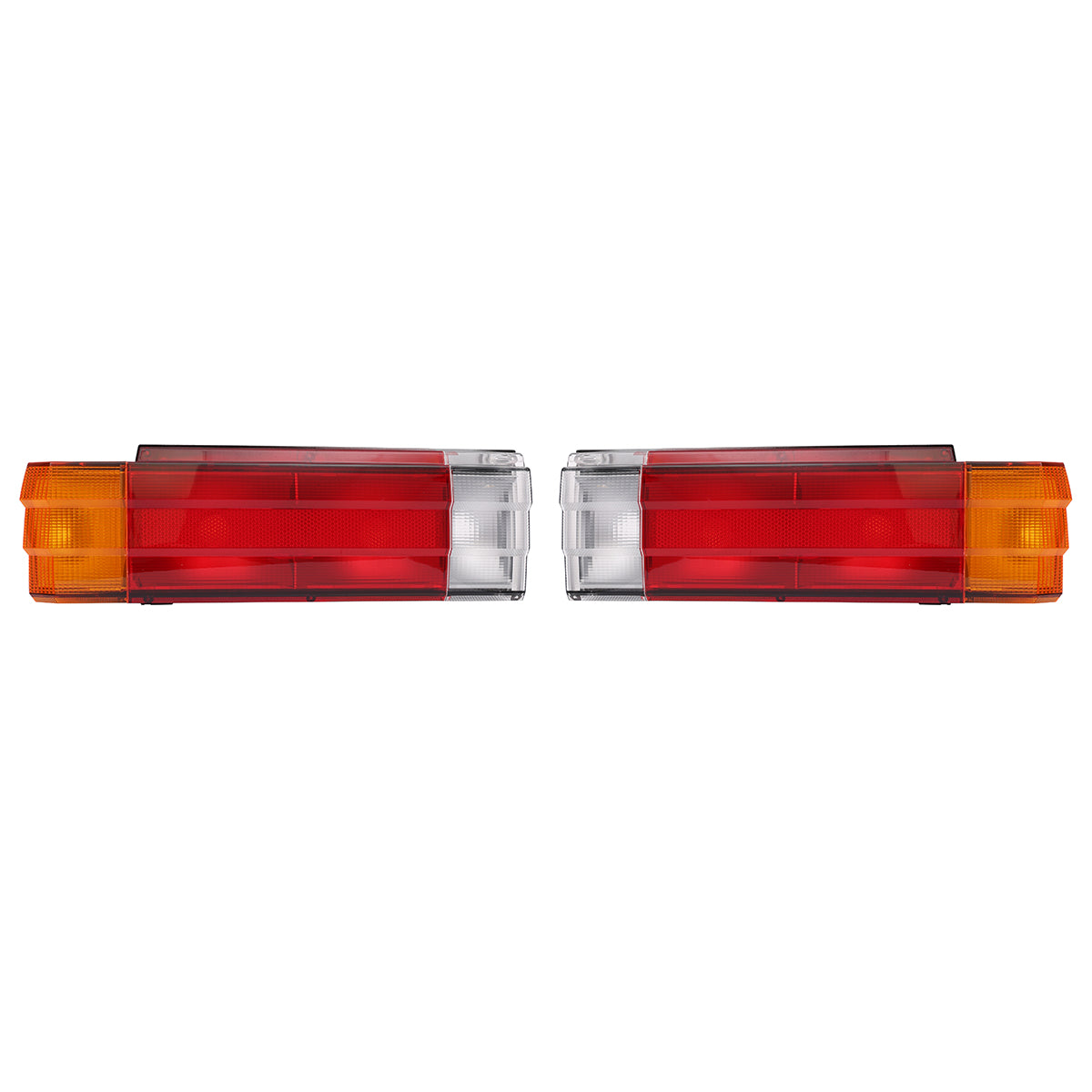 Tail Light Assembly Pair (Amber Indicator) Ford XD Falcon Sedan - LRS2066