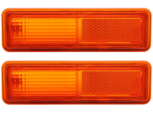 Ford Falcon Side Indicator Lens PAIR with Gaskets XC All. Fender Guard - LSM2001