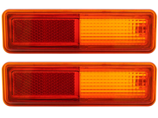 Ford Falcon Rear Quarter Panel Side Indicator Lens with Gaskets PAIR XC Coupe - LSM2004