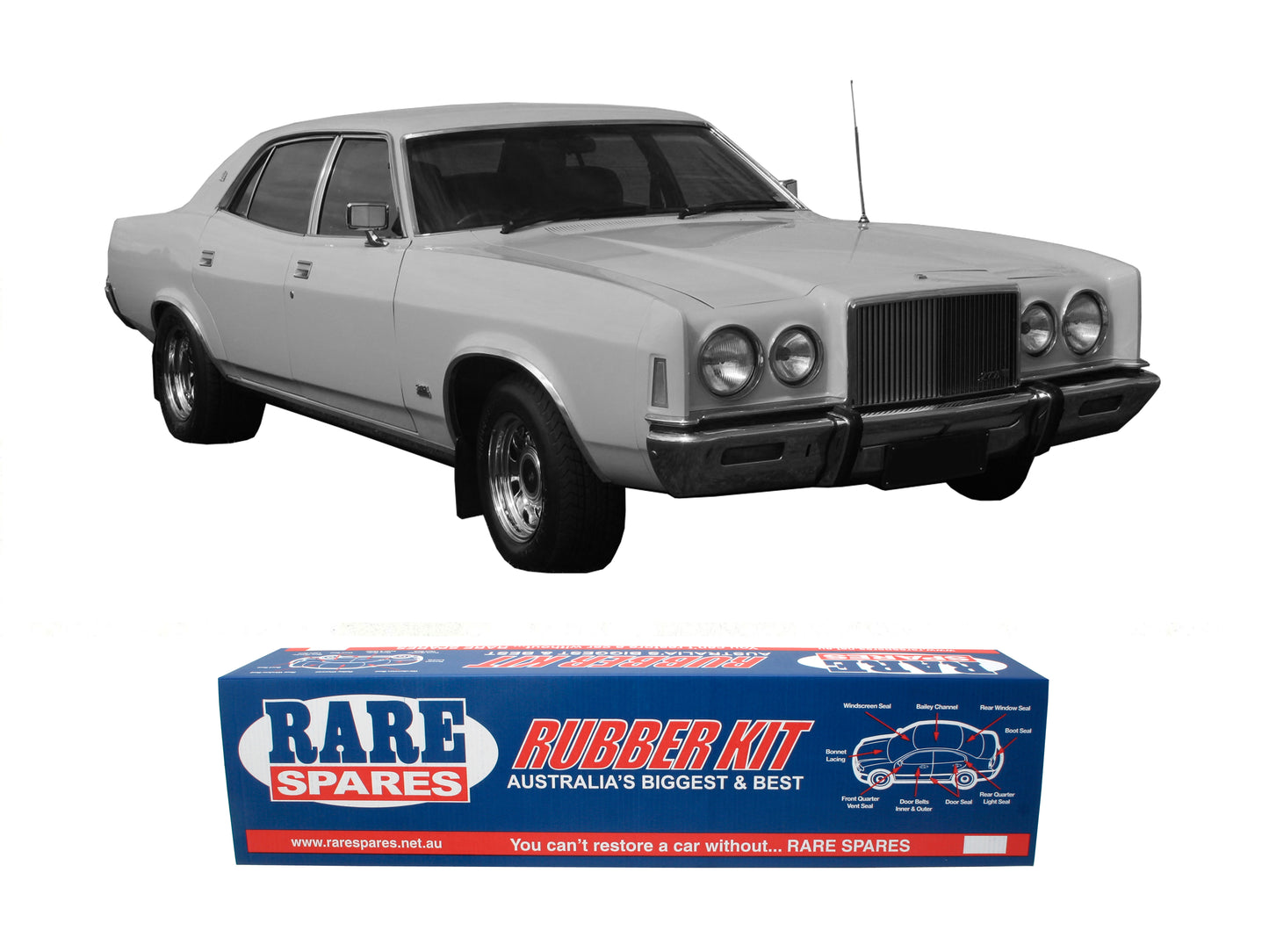 Body Rubber Kit Ford Silver Monarch LTD - LTD2