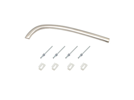 Holden Guard Front Eyebrow Moulding LEFT + Clips HK HT HG chrome trim fender - M1011L