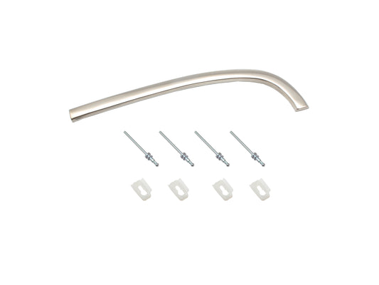 Holden Guard Front Eyebrow Moulding RIGHT + Clips HK HT HG chrome trim fender - M1011R