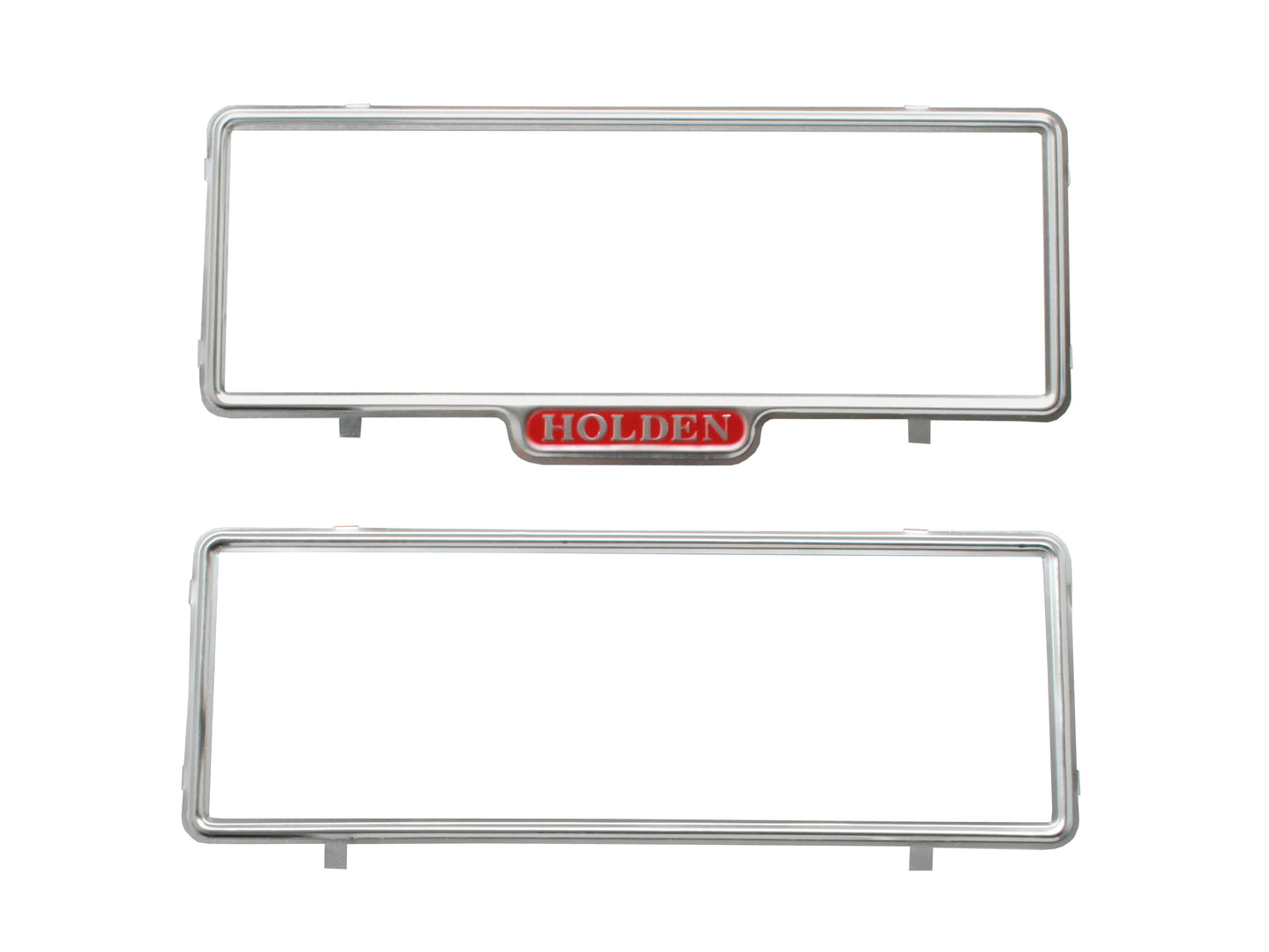 HOLDEN Number Plate Frames -in Capitals- HQ HJ HX HZ WB Torana LC LJ LH LX UC - M37843