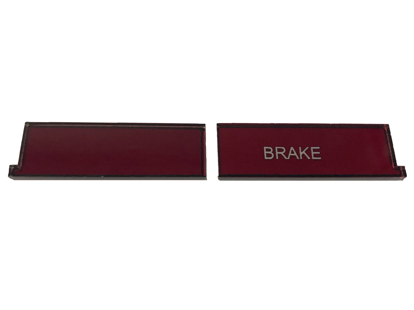 Holden Warning Lens Pair HJ HX HZ Suits M38280L Dash Facia brake red - M38280L