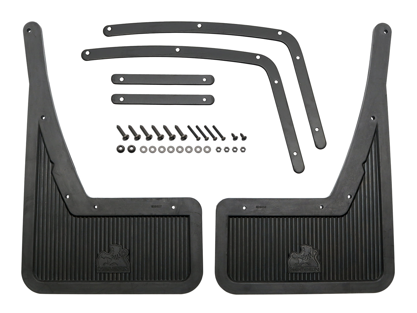 Holden Commodore FRONT Mud Flaps w/Logo Kit VN VG VQ VP VR VS mudflaps - M39856