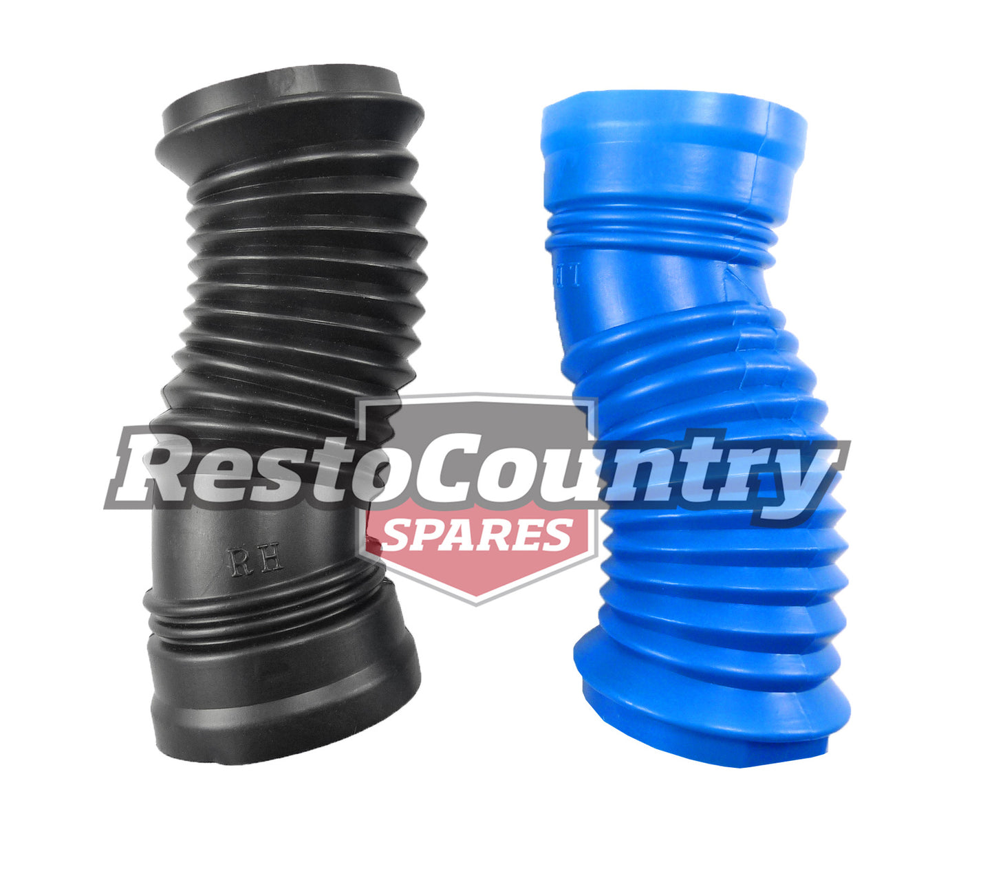 Holden Torana Heater Duct LH LX Left + Right NEW Blue + Black vent demist dash - MAX014
