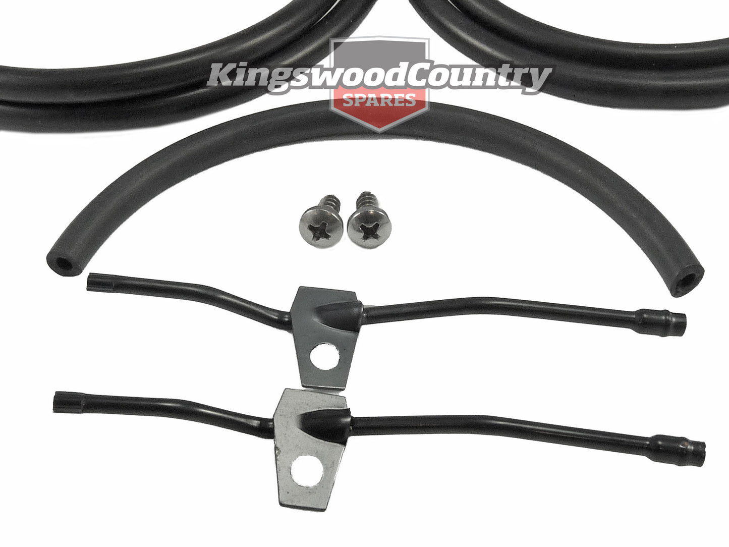 Holden Torana LH LX UC Windscreen Washer Nozzle +Hose +Jet Kit BLACK wiper - MAX035